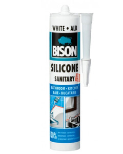 Санитарен силикон Bison Silicone Sanitary 280 мл Санитарен силикон Bison Silicone Sanitary 280 мл
