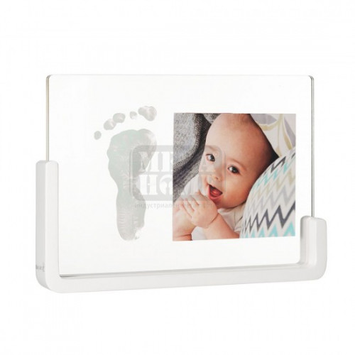 Прозрачна рамка за отпечатък с боички и снимка Baby Art