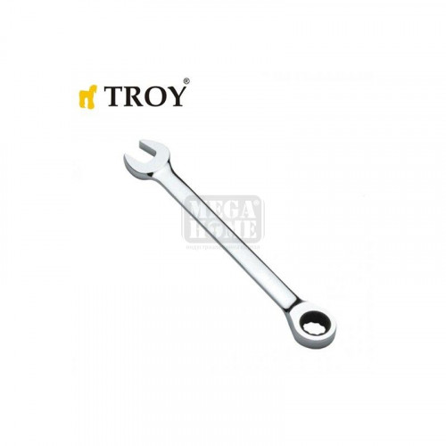 Ключ звездогаечен с тресчотка TROY 10-17 мм