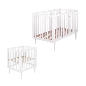 Трансформиращо се легло Micuna ARCTIC бяло 80-120x60 см