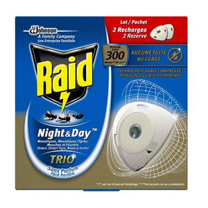 Двоен пълнител за електрически изпарител Raid Night & Day Trio Двоен пълнител за електрически изпарител Raid Night & Day Trio