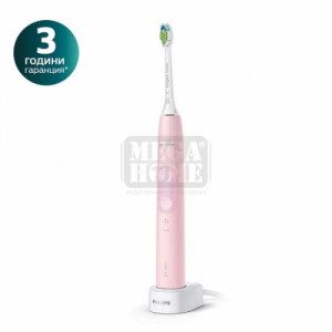 Звукочестотна четка за зъби Philips Protective Clean 4500 розова Звукочестотна четка за зъби Philips Protective Clean 4500 розова