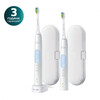 Комплект звукочестотни четки Philips Protective Clean 5100 бели-megahome.bg