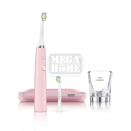 Звукочестотна четка за зъби Philips Diamond Clean Pink Edition