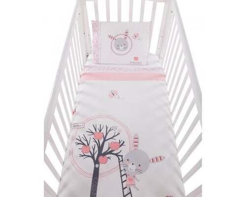 Детски спален комплект три части Kikka Boo Pink Bunny