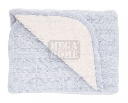 Плетено памучно одеяло с шерпа 75x100 см Kikka Boo
