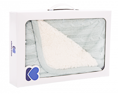 Плетено памучно одеяло с шерпа 75x100 см Kikka Boo