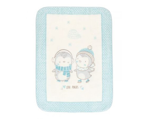 Бебешко одеяло 80х110 см Kikka Boo Love Pingus