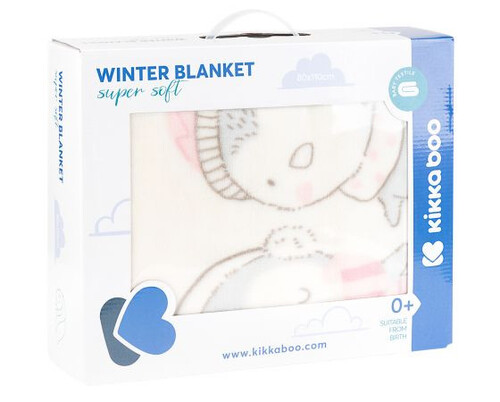 Бебешко одеяло 80х110 см Kikka Boo Love Pingus