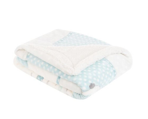 Бебешко одеяло с шерпа 110х140 см Kikka Boo Pingui Family