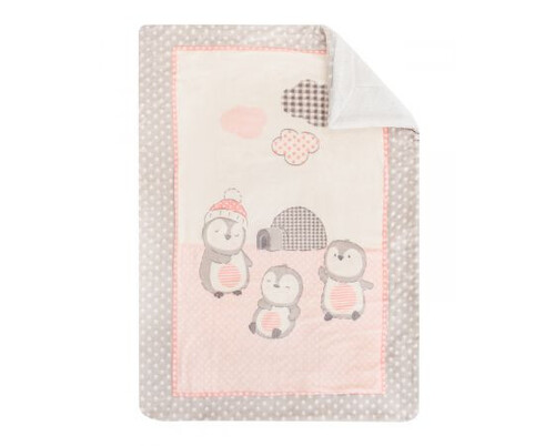Бебешко одеяло с шерпа 110х140 см Kikka Boo Pingui Family