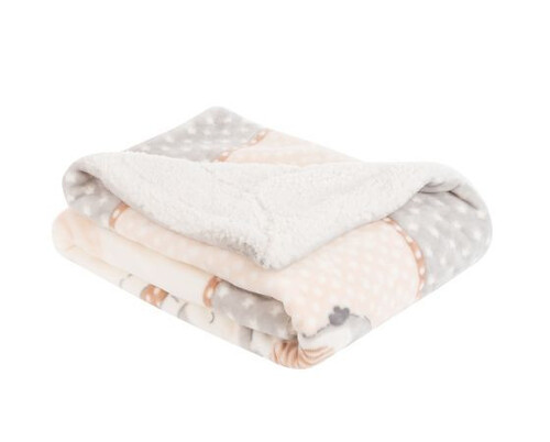 Бебешко одеяло с шерпа 80х110 см Kikka Boo Pingui Family