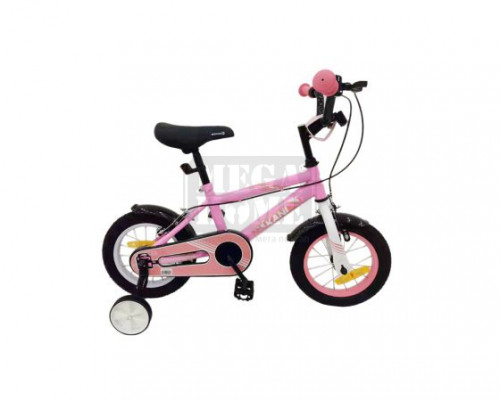 Детски велосипед 12 инча Kikka Boo Makani Windy Pink