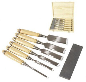 Комплект стругарски длета за дърво TOOLLAND 6 бр Комплект стругарски длета за дърво TOOLLAND 6 бр