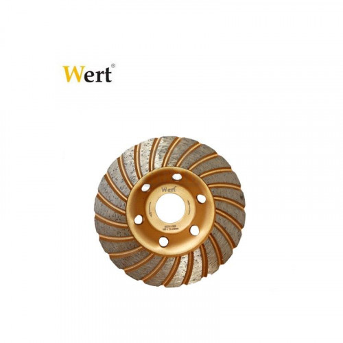 Диамантен диск за шлайфане на бетон WERT Turbo Ф 100-150 мм