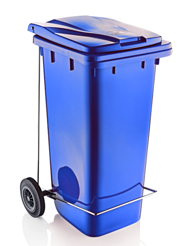 Кош за боклук с педал и колела Senyayla 120 л.