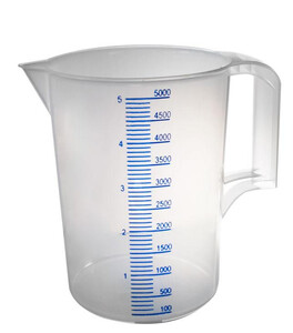 Пластмасова мерителна кана Senyayla 5 л. Пластмасова мерителна кана Senyayla 5 л.