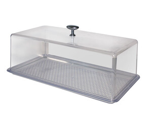 Поднос с капак в прозрачен цвят Senyayla Поднос с капак в прозрачен цвят Senyayla