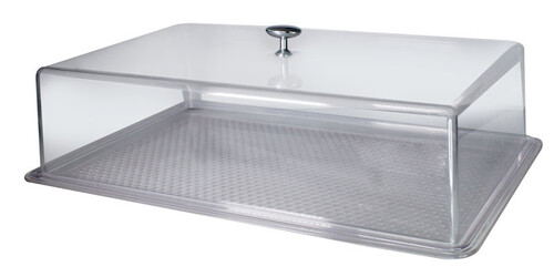 Поднос с капак в прозрачен цвят Senyayla