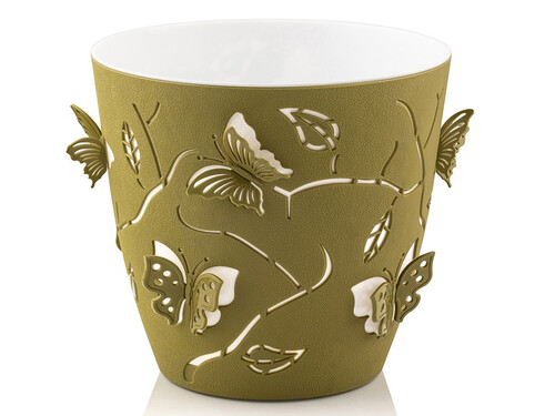 Декоративна кашпа RG 3D Пеперуди Ф18 см