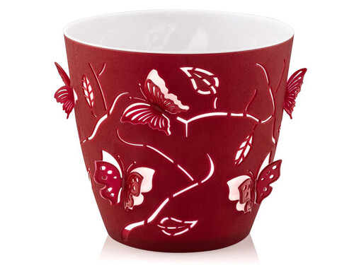 Декоративна кашпа RG 3D Пеперуди Ф18 см