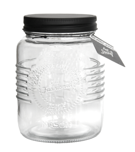 Буркан с метална винтова капачка OLD FASHIONED 250-1000 мл.