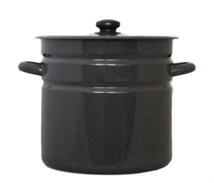 Тенджера без декор в кафяв цвят 12 л. Тенджера без декор в кафяв цвят 12 л.