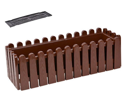 Сандъче за цветя с дренаж Декора 53 см