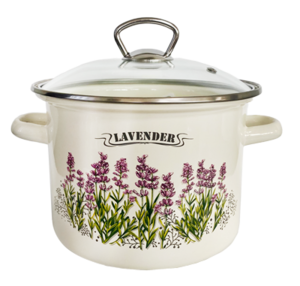 Тенджера със стъклен капак LAVANDA 3л.(I63112), 5л.