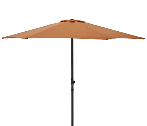 Градински чадър в оранжев цвят (В010) 2,5 м.