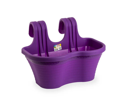 Двойна саксия за балкон Burdem Фиори 37 см