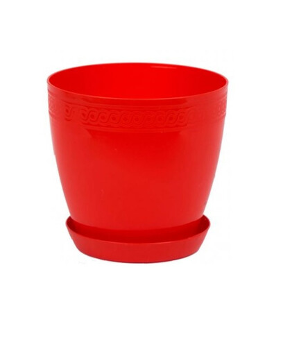 Саксия с подложка Burdem Лилия Ф28 см