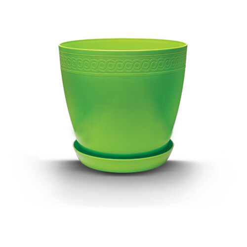 Саксия с подложка Burdem Лилия Ф33 см