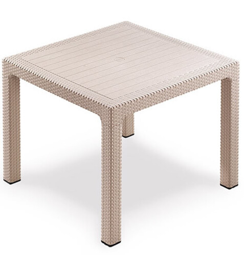 Маса "CLASSI RATTAN" 90 х 90 x 75 cм.
