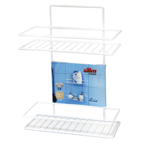 Етажерка за баня на два етажа 26x13x35 cм (LT 005)