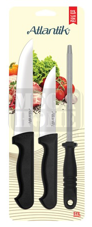 Комплект кухненски ножове 2 броя и масат PIRGE-ATLANTIK