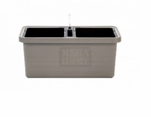 Саксия с напоителна система Plastia Berberis Duo 78х39х35 см Саксия с напоителна система Plastia Berberis Duo 78х39х35 см
