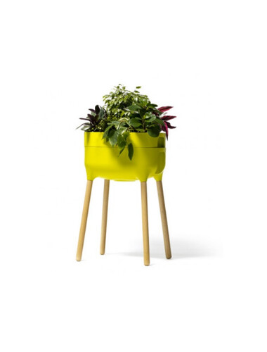 Висока саксия с напоителна система Plastia Urbalive 51х38х76 см