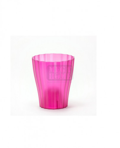 Прозрачна кашпа Plastia Ola Ф13см