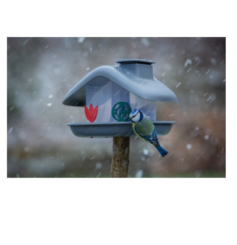 Хранилка за птици Plastia Domek 21х15х17 см