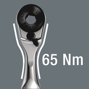 Комплект мини тресчотка с битове 12 части Wera за велосипеди