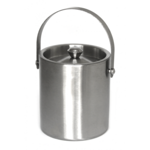 Иноксов съд за лед двустенен 1 л.