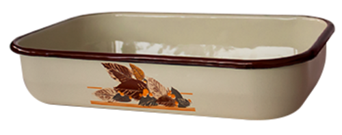 Правоъгълна тава с декор 36 x 24 x 7 cм.