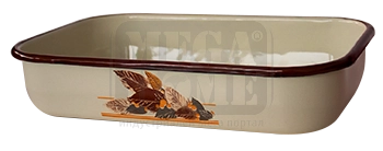 Правоъгълна тава с декор 40 x 26 x 7 cм.