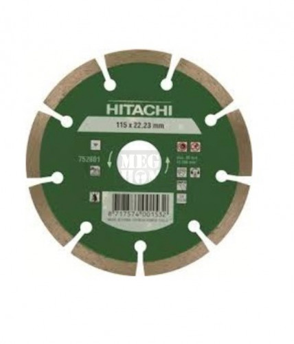 Диамантен диск за сухо и мокро рязане Hikoki-Hitachi 115x22.23 м
