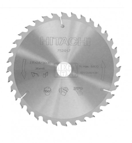 Метален диск за рязане на дърво Hikoki-Hitachi HM 230x30x2.8 мм