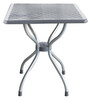 Квадратна маса с алуминиеви крака ALFA 70х70 см.-megahome.bg