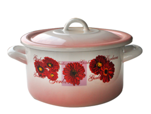 Плитка тенджера с декор GERBERA 3,6 л.