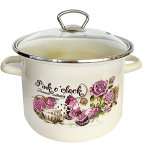 Тенджера със стъклен капак PINK OF TIME 3-5,5 л. Тенджера със стъклен капак PINK OF TIME 3-5,5 л.