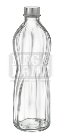 Стъклена бутилка AQUA 1 л.
